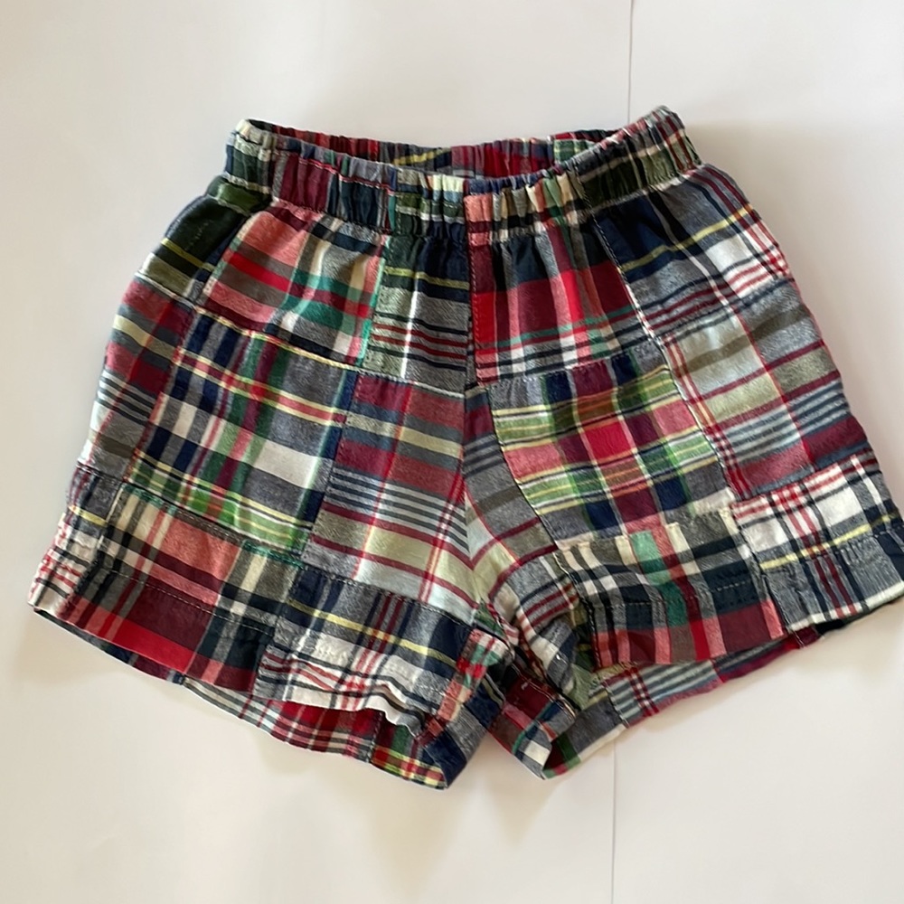 bella bliss boys play shorts madras 12m